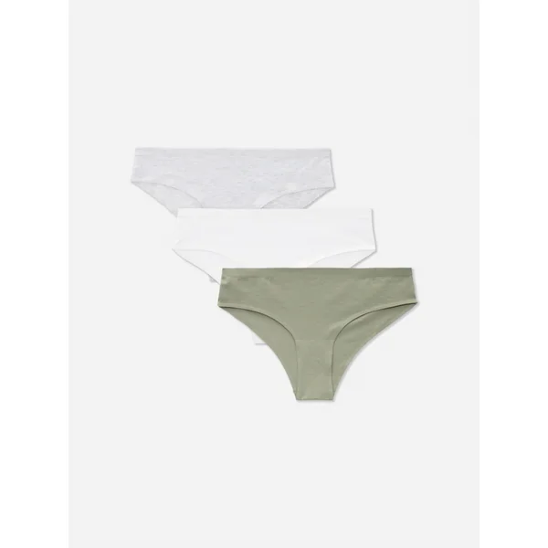 3-Pack Invisible Brazilian Briefs - Olive
