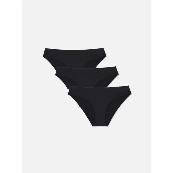 3-Pack Invisible Mini Briefs - Black