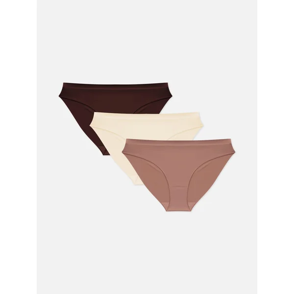 3-Pack Invisible Mini Briefs - Natural