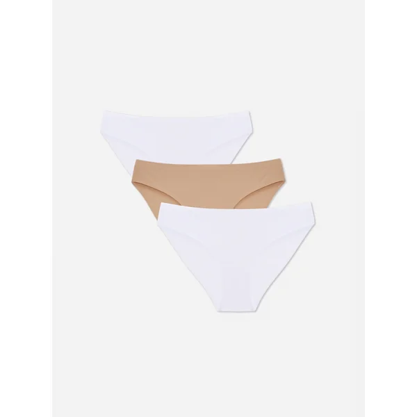 3-Pack Invisible Mini Briefs - Sand