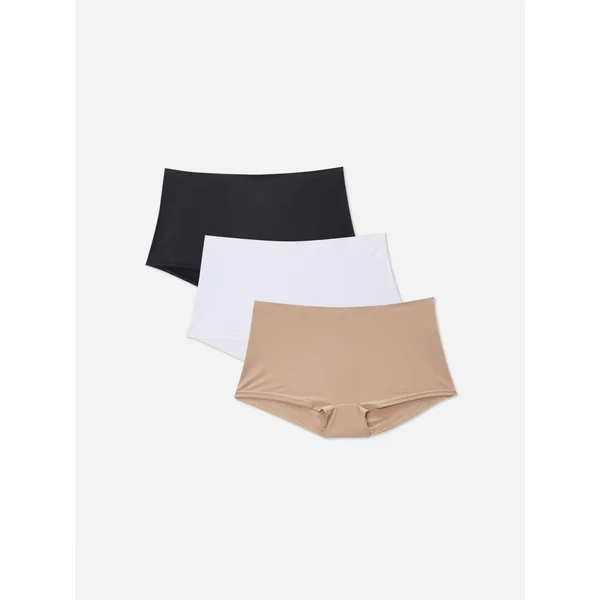 3-Pack Invisible Shorts - Black/White