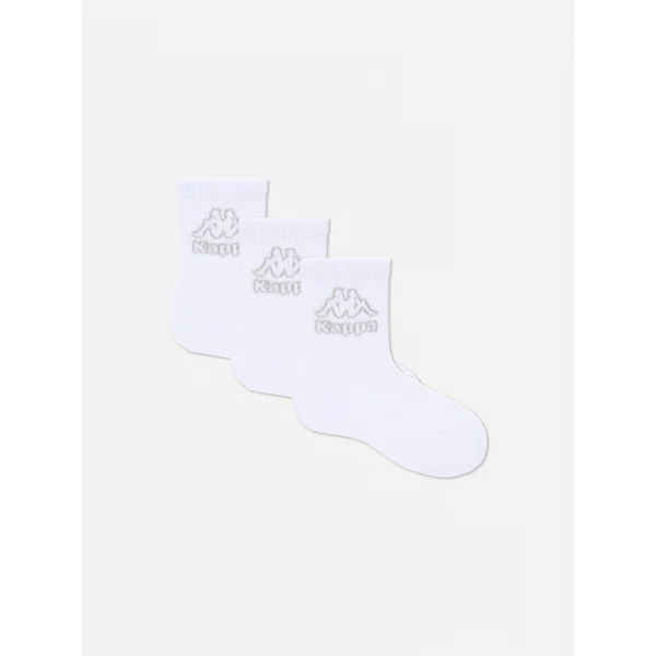 3-Pack Kappa x Primark Ankle Socks - White