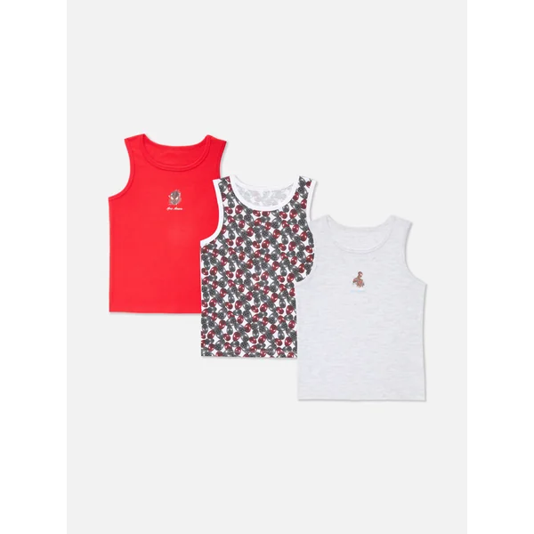 3-Pack Marvel Spider-Man Miles Morales Tanks - Multi