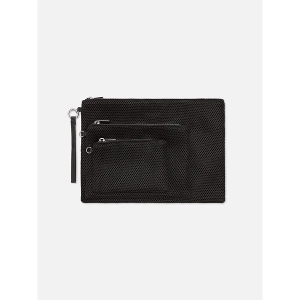 3-Pack Mesh Pouches - Black