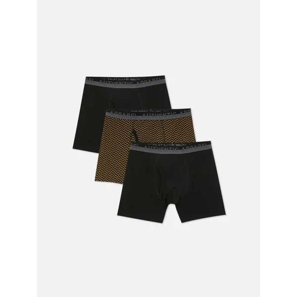 3-Pack Multi Boxer Briefs - Gold