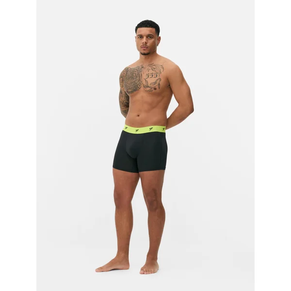 3-Pack Multi Gym Trunks - Black