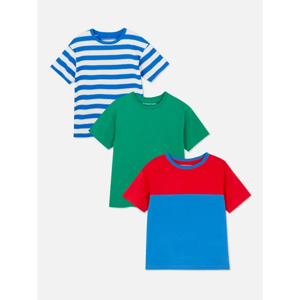 3-Pack Multi T-Shirts - Green