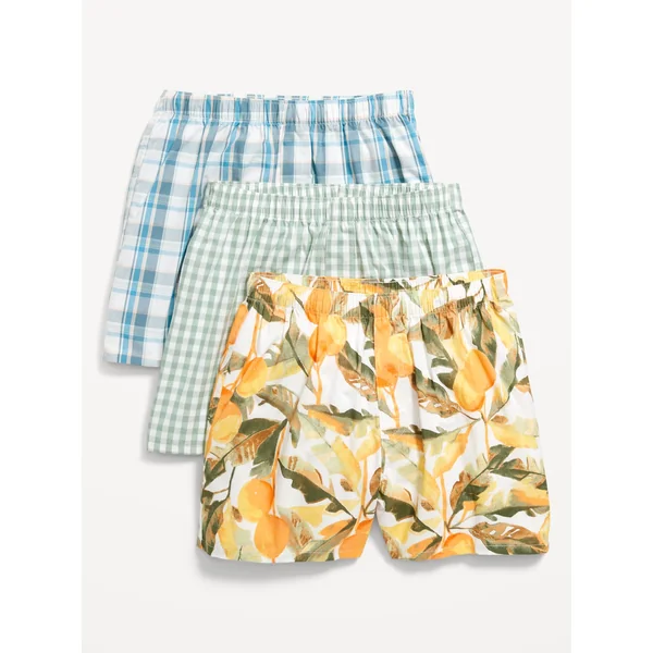 3-Pack Soft-Washed Boxer Shorts -- 3.75-inch inseam - Lemon Tree Yellow