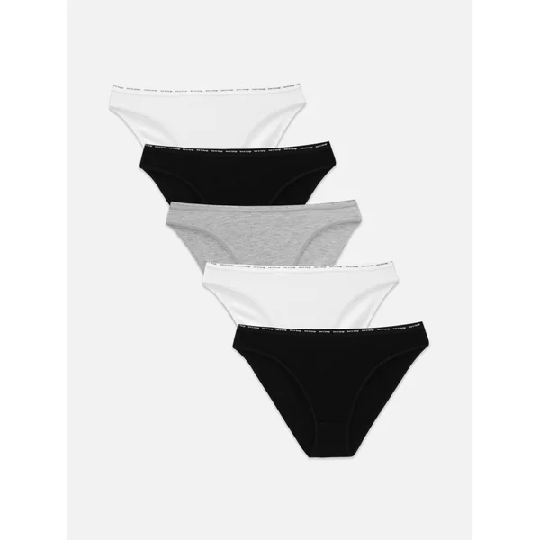 3-Pack Statement Elastic Stretch Mini Briefs - Black