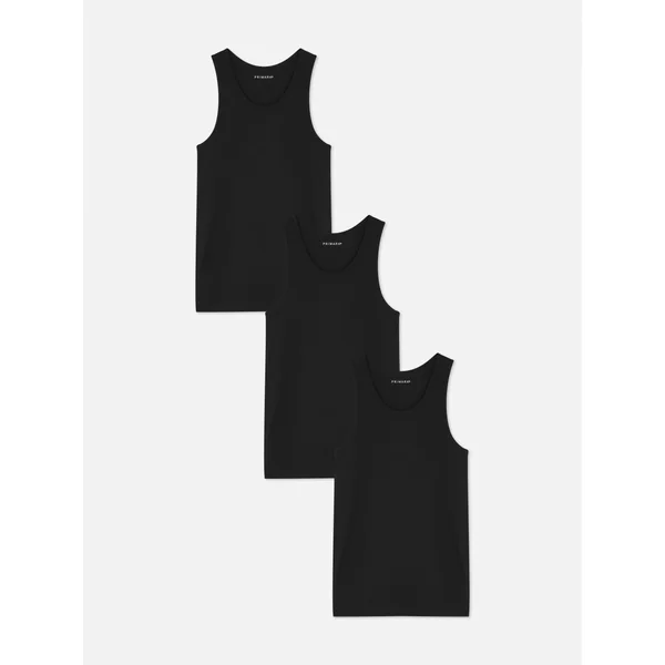3-Pack Tanks - Black
