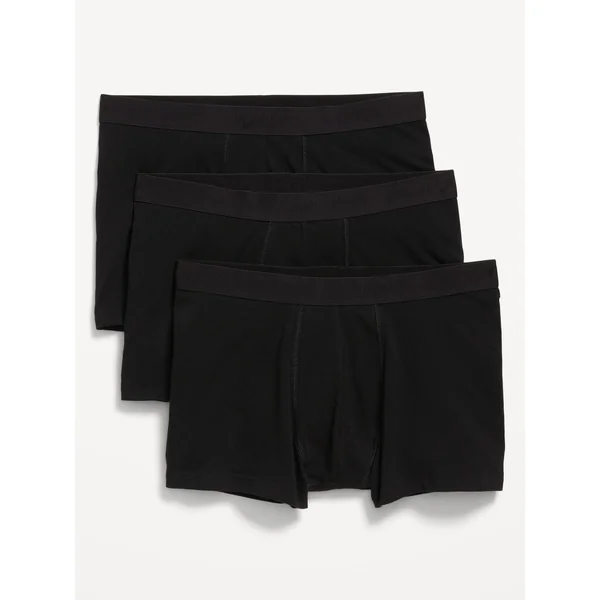 3-Pack Trunks -- 3-inch inseam - Black Jack