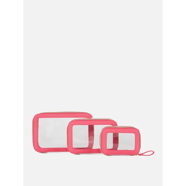 3-Piece Travel Storage Cube Set - Pink