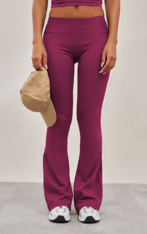 Plum Sculpt Ultimate Flare Yoga Pants