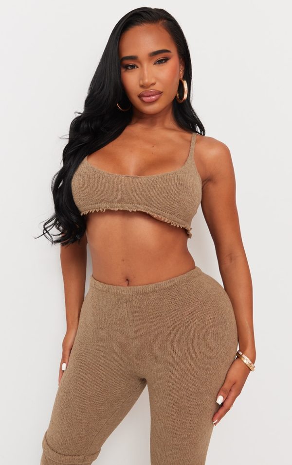 Shape Mocha Knit Extreme Crop Bralet