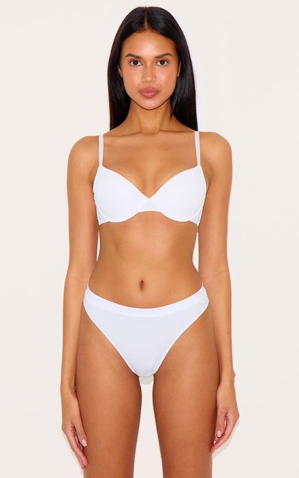 White Underwired T-shirt Bra