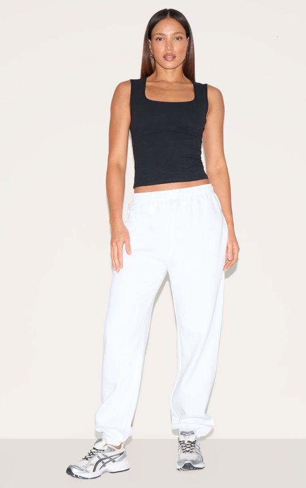 Tall White Ultimate Sweat Cuff Ankle Sweatpants