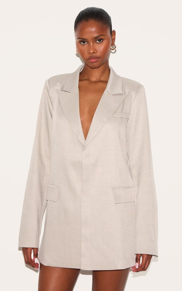 Stone Blazer Dress