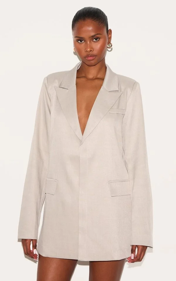 Stone Blazer Dress