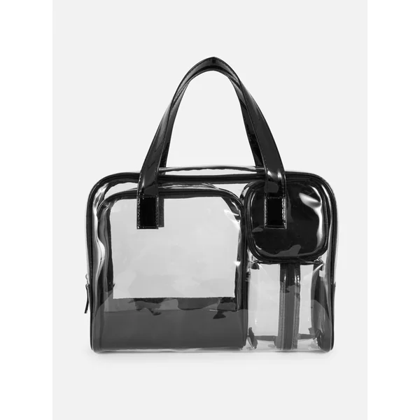 4-in-1 Travel Vanity Case - Black