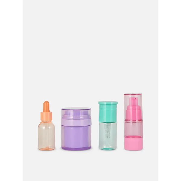 4-Pack Beauty Travel Containers - Multi
