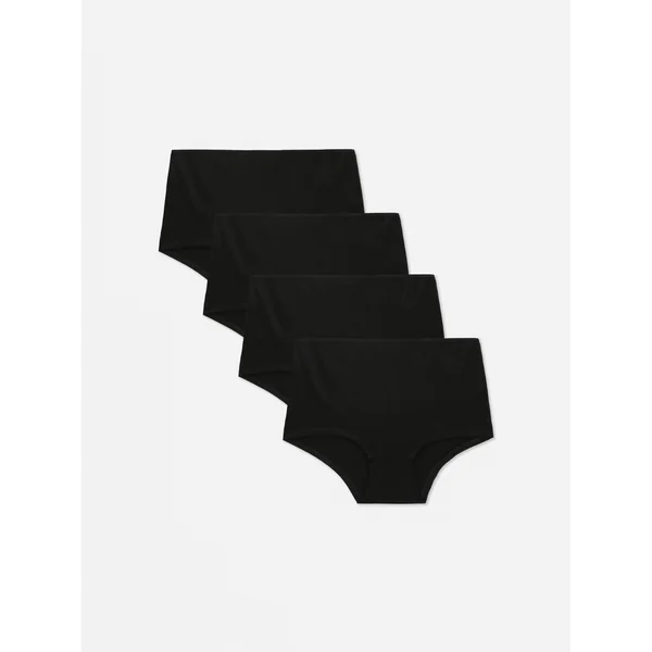 4-Pack Full Boxer Briefs - Black