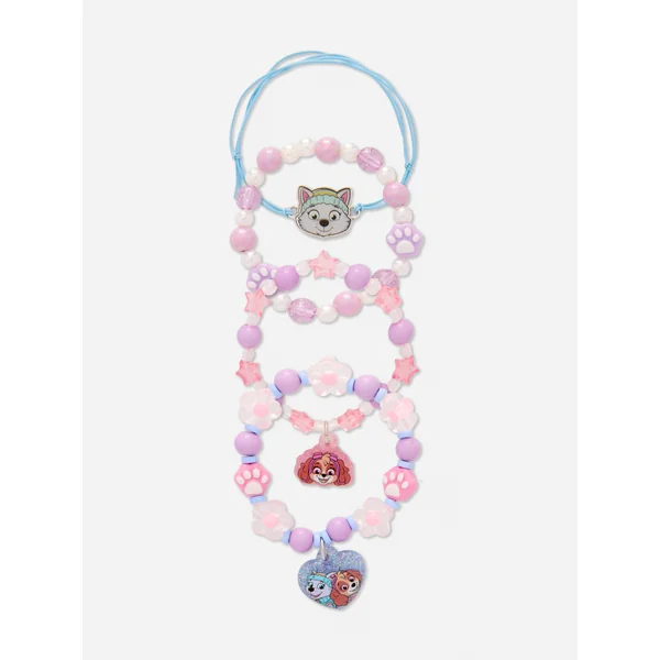 4-Pack Paw Patrol Bracelets - Multi