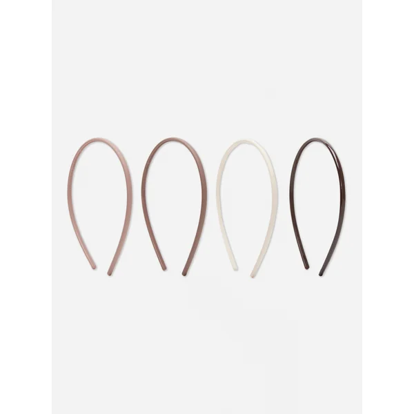4-Pack Skinny Headbands - Multi