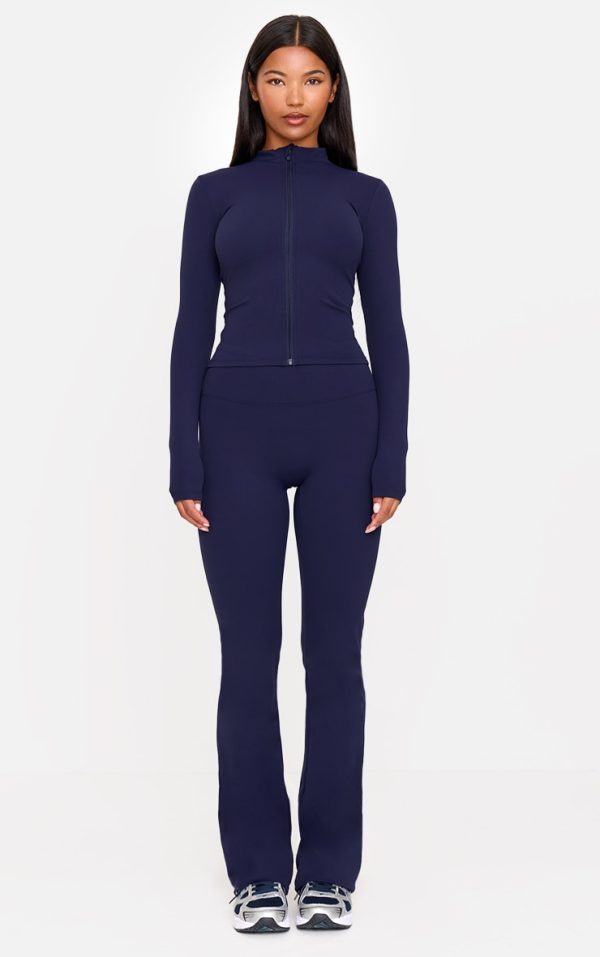 Navy Sculpt Straight Leg Yoga Pants