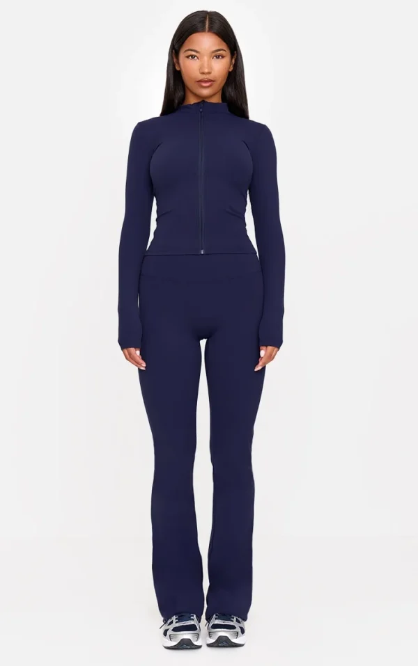 Navy Sculpt Straight Leg Yoga Pants