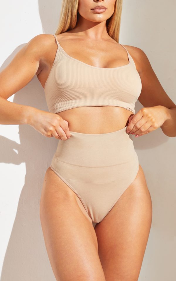 Nude Shapewear High Waisted Control Thong