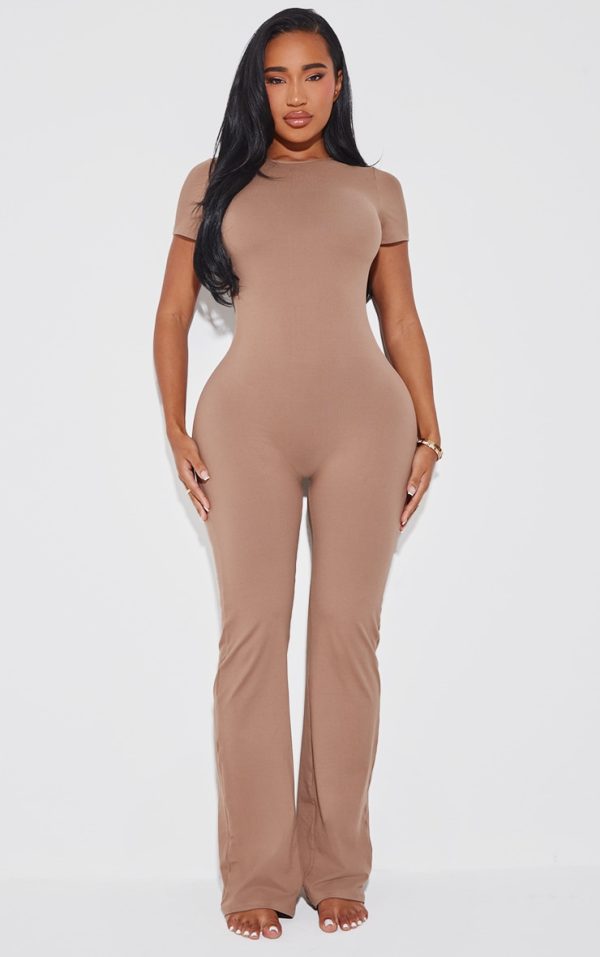 Shape Mocha Sculpted Short Sleeve Jumpsuit