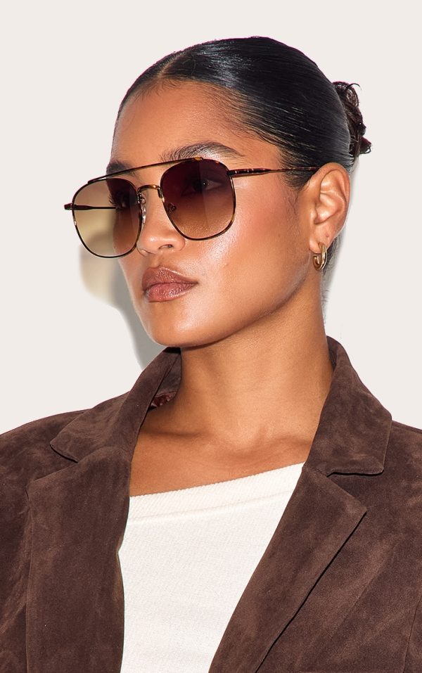 Tort Oversized Metal Frame Aviator