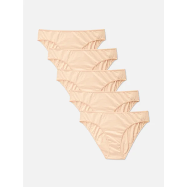 5-Pack Cotton Mini Briefs - Taupe
