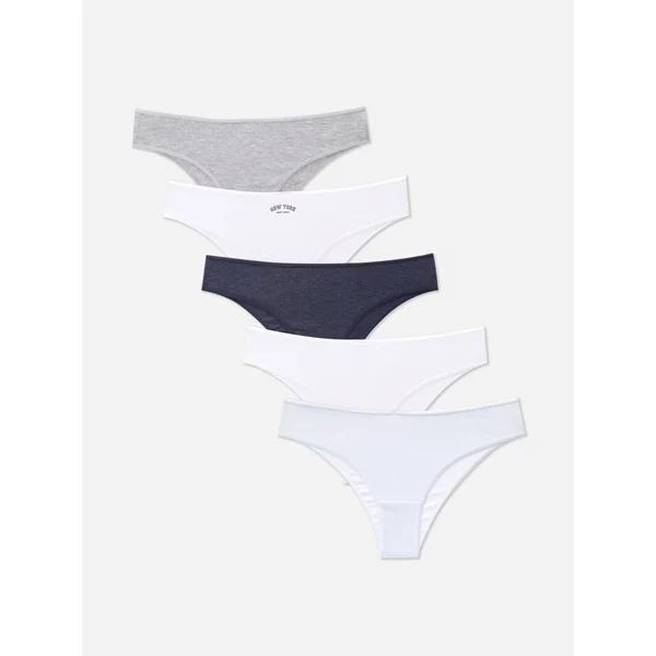 5-Pack Essential Brazilian Briefs - Blue