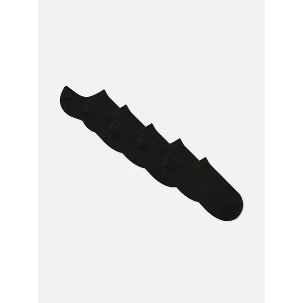 5-Pack Footie Socks - Black