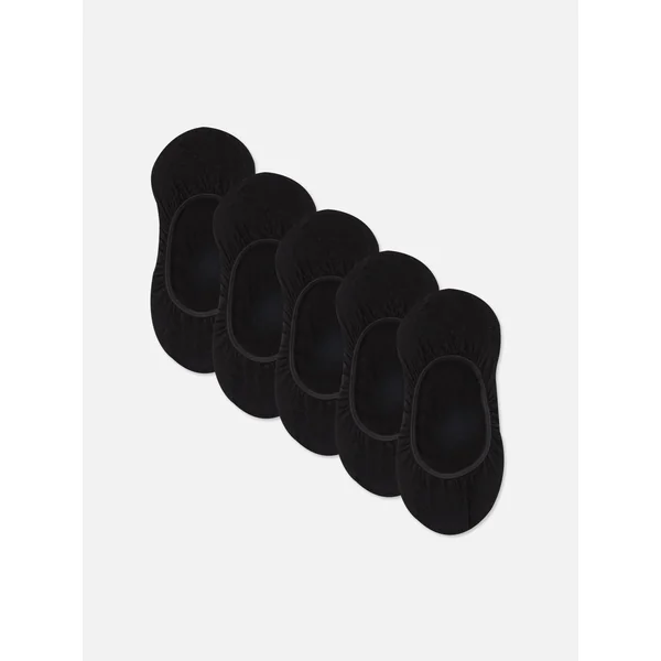 5-Pack Footie Socks - Black