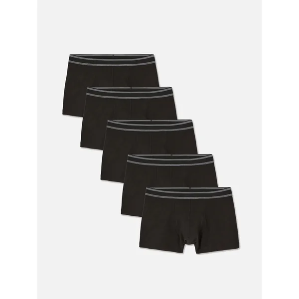 5-Pack Hipster Boxer Briefs - Black