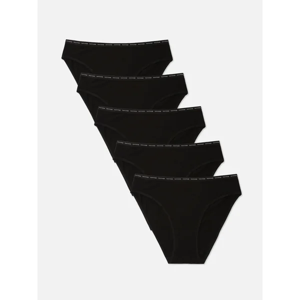 5-Pack Love To Lounge Mini Briefs - Black