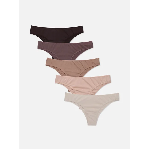 5-Pack Neutral Brazilian Briefs - Natural