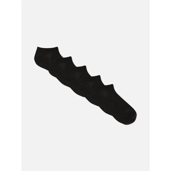 5-Pack Sneaker Socks - Black