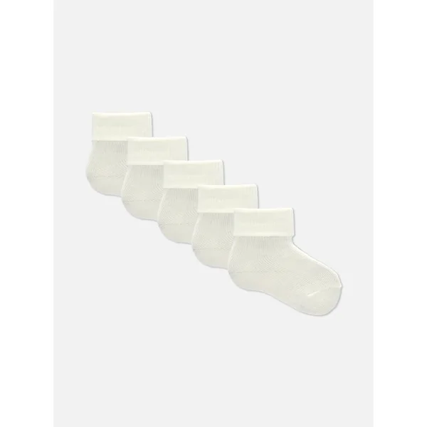 5-Pack Tot Socks - White