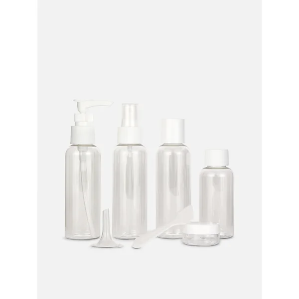 5-Piece Travel Bottle Set - White