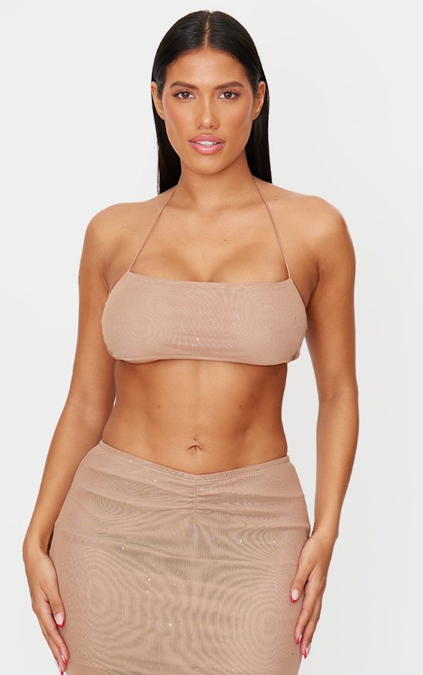 Shape Stone Glitter Bralette
