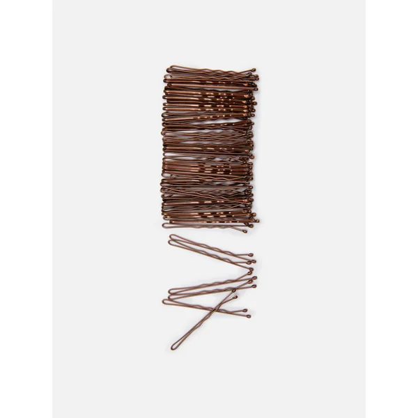 60-Pack Bobby Pins - Brown