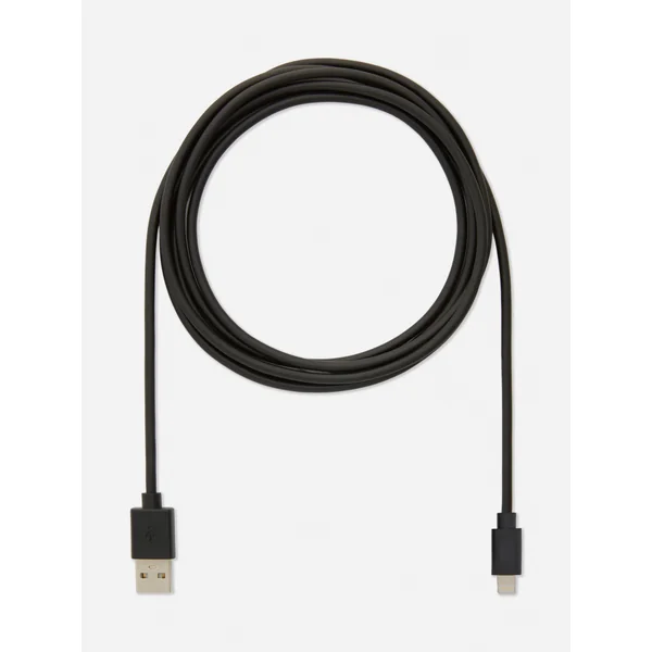 6.5 Ft USB-A To Lightning Cable - Black
