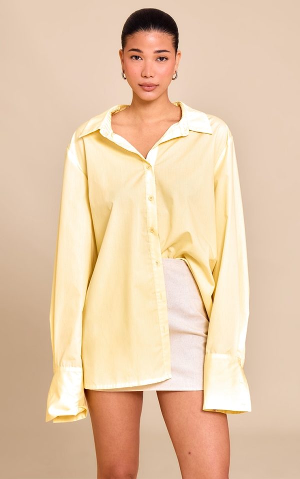 Lemon Oversized Cuff Shirt