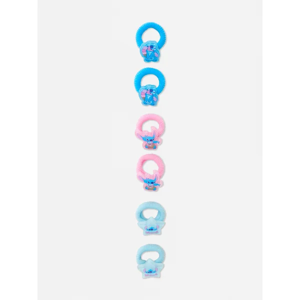 6-Pack Disney’s Stitch Ponytail Holders - Multi