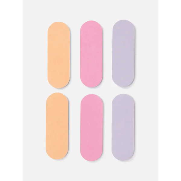 6-Pack Mini Nail Files - Multi