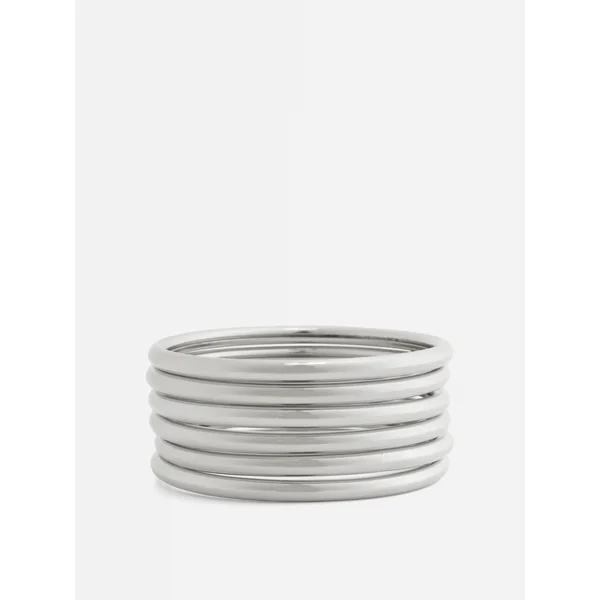 6-Pack Paula Echevarría Bangles - White