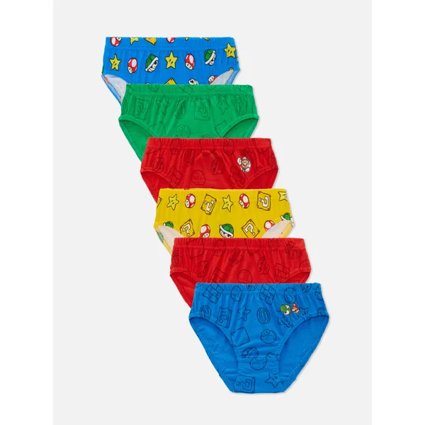 6-Pack Super Mario Briefs - Multi